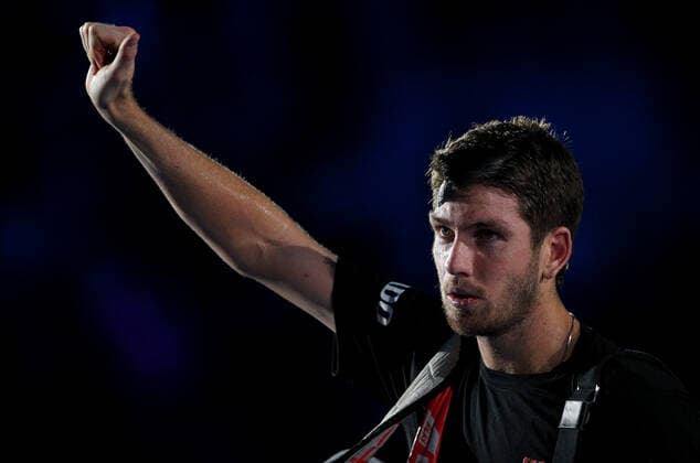 Mandatory Credit: Photo by Ella Ling Shutterstock (12603433ca) Cameron Norrie of GBR leaves the court following his loss Nitto ATP, Tennis Herren World Tour Finals, Day 4, Tennis, Pala Alpitour, Turin, Italy - 17 Nov 2021 Nitto ATP World Tour Finals, Day 4, Tennis, Pala Alpitour, Turin, Italy - 17 Nov 2021  Copyright: xEllaxLing Shutterstockx 12603433ca