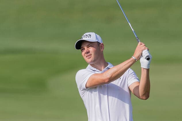 Sport Bilder des Tages Martin Kaymer of Germany in action during the DP World Tour Championship day 1 at Jumeirah Golf Estates, Dubai, UAE on 18 November 2021. Copyright: xGrantxWinterx 29990005