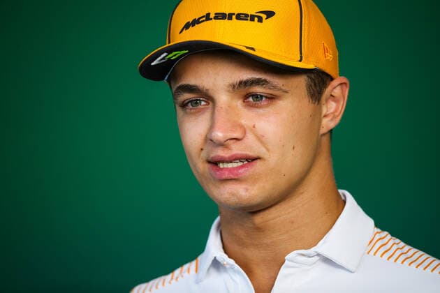 NORRIS Lando (gbr), McLaren MCL35M, portrait during the Formula 1 Ooredoo Qatar Grand Prix 2021, 20th round of the 2021 FIA Formula One World Championship, WM, Weltmeisterschaft from November 19 to 21, 2021 on the Losail International Circuit, in Lusail, Qatar - F1 - QATAR GRAND PRIX 2021 DPPI Panoramic  20211118_GOODEN_FGO05084