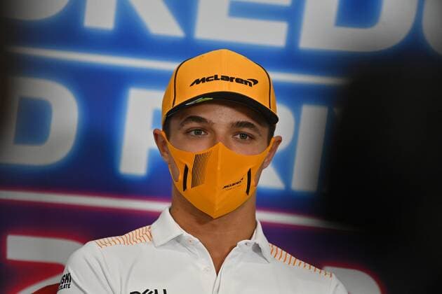 F1 Grand Prix of Qatar 4 Lando Norris (GBR, McLaren F1 Team), F1 Grand Prix of Qatar at Losail International Circuit on November 18, 2021 in Doha, Qatar. (Photo by ANDREJ ISAKOVIC AFP FIA Pool via HOCH ZWEI) Doha Qatar Poolfoto HOCH ZWEI Pool AFP ,EDITORIAL USE ONLY