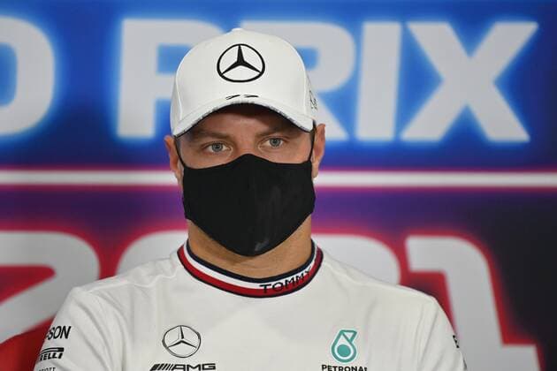F1 Grand Prix of Qatar 77 Valtteri Bottas (FIN, Mercedes-AMG Petronas F1 Team), F1 Grand Prix of Qatar at Losail International Circuit on November 18, 2021 in Doha, Qatar. (Photo by ANDREJ ISAKOVIC AFP FIA Pool via HOCH ZWEI) Doha Qatar Poolfoto HOCH ZWEI Pool AFP ,EDITORIAL USE ONLY
