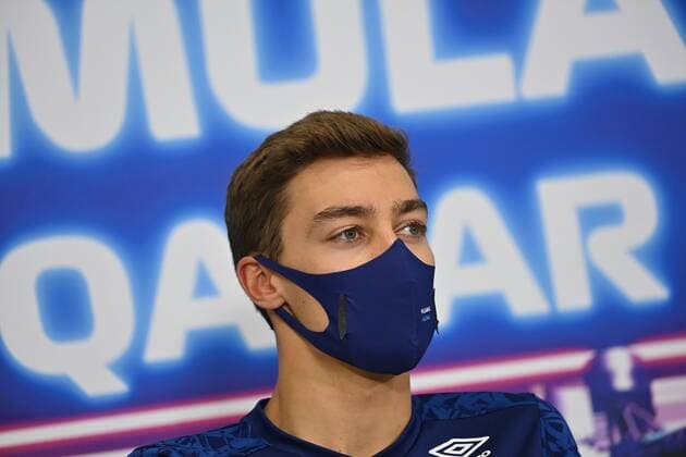 F1 Grand Prix of Qatar 63 George Russell (GBR, Williams Racing), F1 Grand Prix of Qatar at Losail International Circuit on November 18, 2021 in Doha, Qatar. (Photo by ANDREJ ISAKOVIC AFP FIA Pool via HOCH ZWEI) Doha Qatar Poolfoto HOCH ZWEI Pool AFP ,EDITORIAL USE ONLY