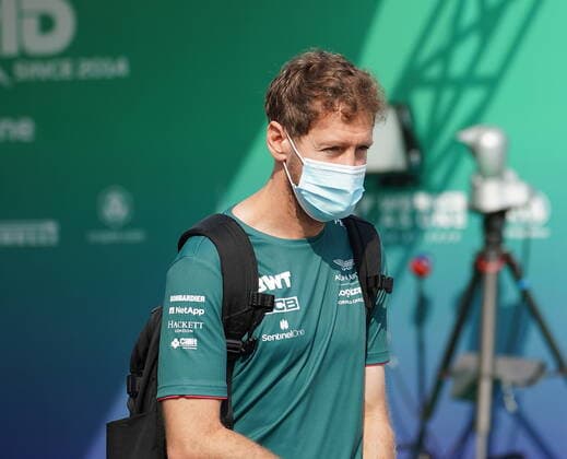 Formula 1 Ooredoo Qatar Grand Prix 2021 18 11 2021, Losail International Circuit, Doha, Formula 1 Ooredoo Qatar Grand Prix 2021 ,in the picture Sebastian Vettel DEU , Aston Martin Cognizant Formula One Team nordphotoxGmbHx xBratic nph00250