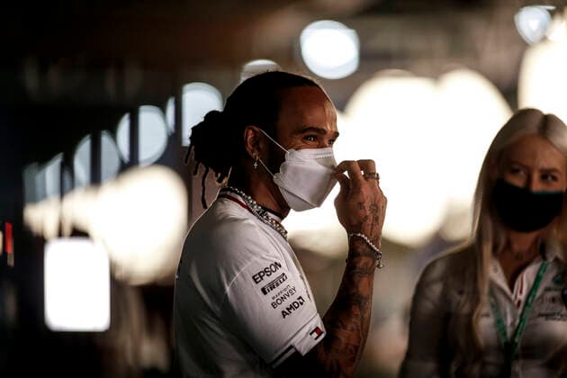 44 Lewis Hamilton GBR, Mercedes AMG Petronas F1 Team , F1 Grand Prix of Qatar at Losail International Circuit on November 18, 2021 in Doha, Qatar Photo by HOCH ZWEI Doha Qatar