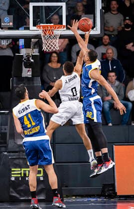 Tomer Ginat Boulogne , Jaylon Brown Towers , Vince Hunter Boulogne 7Days Eurocup, Basketball, 2021 2022 season, 05 match day 16 11 21, Hamburg, Hamburg Towers vs Boulogne Metropolitans 92, Â