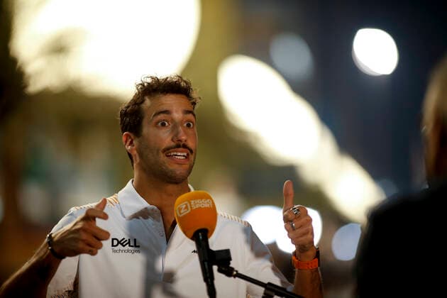 3 Daniel Ricciardo AUS, McLaren F1 Team , F1 Grand Prix of Qatar at Losail International Circuit on November 18, 2021 in Doha, Qatar Photo by HOCH ZWEI Doha Qatar