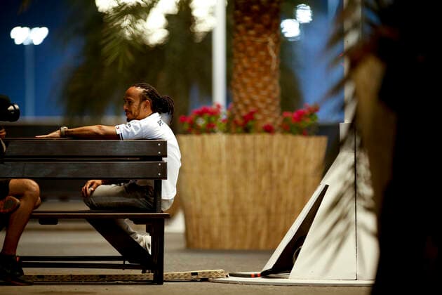 44 Lewis Hamilton GBR, Mercedes AMG Petronas F1 Team , F1 Grand Prix of Qatar at Losail International Circuit on November 18, 2021 in Doha, Qatar Photo by HOCH ZWEI Doha Qatar