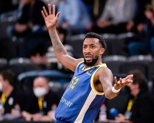 Jordan Mcrae Boulogne 7Days Eurocup, basketball, 2021 2022 season, 05 matchday 16 11 21, Hamburg, Hamburg Towers vs Boulogne Metropolitans 92, Â