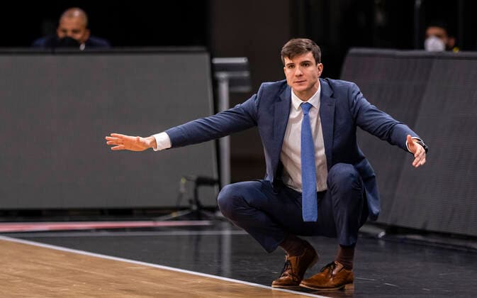 Head Coach Pedro Calles Towers 7Days Eurocup, Basketball, 2021 2022 season, 05 match day 16 11 21, Hamburg, Hamburg Towers vs Boulogne Metropolitans 92, Â