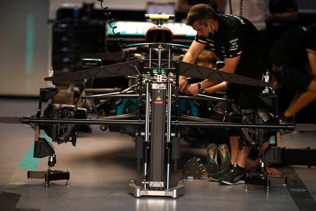 Mercedes AMG F1 W12 E Performance, F1 Grand Prix of Qatar at Losail International Circuit on November 18, 2021 in Doha, Qatar Photo by HOCH ZWEI Doha Qatar
