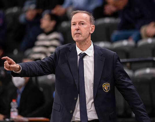 Head coach Vincent Collet Boulogne 7Days Eurocup, basketball, 2021 2022 season, 05 match day 16 11 21, Hamburg, Hamburg Towers vs Boulogne Metropolitans 92, Â