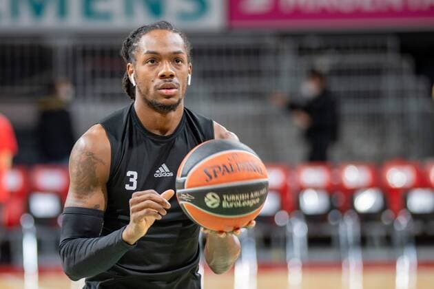 Kendrick Perry 3 Panathinaikos Athens , FC Bayern Basketball vs Panathinaikos Athens, Euroleague, 18 11 2021 Muenchen Bayern Germany Copyright: xkolbert-press UlrichxGamelx