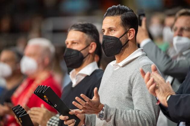 Claudia Pizarro former professional footballer , FC Bayern Basketball vs Panathinaikos Athens, Euroleague, 18 11 2021 Munich Bavaria Germany Copyright: xkolbert-press UlrichxGamelx