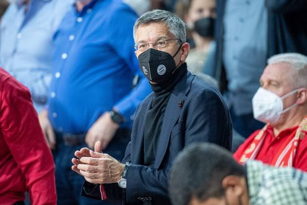 Club President Herbert Hainer FC Bayern Munich , FC Bayern Basketball vs Panathinaikos Athens, Euroleague, 18 11 2021 Munich Bavaria Germany Copyright: xkolbert-press UlrichxGamelx
