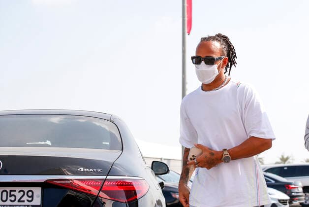 44 Lewis Hamilton GBR, Mercedes AMG Petronas F1 Team , F1 Grand Prix of Qatar at Losail International Circuit on November 19, 2021 in Doha, Qatar Photo by HOCH ZWEI Doha Qatar
