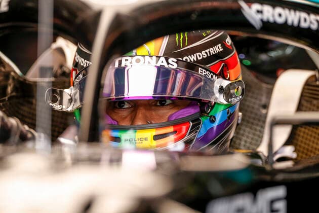 44 Lewis Hamilton GBR, Mercedes AMG Petronas F1 Team , F1 Grand Prix of Qatar at Losail International Circuit on November 19, 2021 in Doha, Qatar Photo by HOCH ZWEI Doha Qatar
