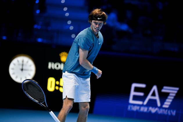 Tennis, ATP Finals in Turin, Andrey Rublev - Casper Ruud