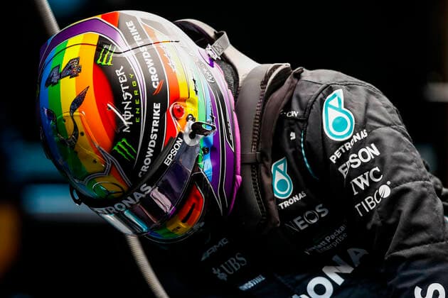 HAMILTON Lewis (gbr), Mercedes AMG F1 GP W12 E Performance, portrait during the Formula 1 Ooredoo Qatar Grand Prix 2021, 20th round of the 2021 FIA Formula One World Championship, WM, Weltmeisterschaft from November 19 to 21, 2021 on the Losail International Circuit, in Lusail, Qatar - F1 - QATAR GRAND PRIX 2021 DPPI Panoramic  00121041__B2_3009.JPG_