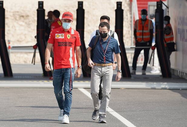 Formula 1 Ooredoo Qatar Grand Prix 2021 19 11 2021, Losail International Circuit, Doha, Formula 1 Ooredoo Qatar Grand Prix 2021 ,pictured Charles Leclerc MCO , Scuderia Ferrari Mission Winnow. nordphotoxGmbHx xBratic nph00250