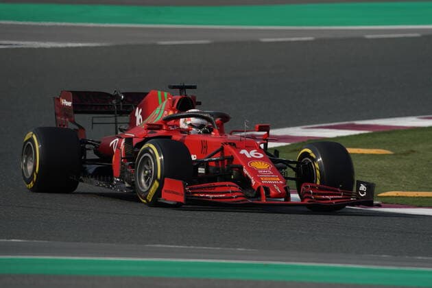 Formula 1 Ooredoo Qatar Grand Prix 2021 19 11 2021, Losail International Circuit, Doha, Formula 1 Ooredoo Qatar Grand Prix 2021 ,pictured Charles Leclerc MCO , Scuderia Ferrari Mission Winnow. nordphotoxGmbHx xBratic nph00250