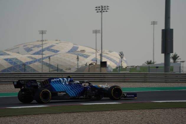 Formula 1 Ooredoo Qatar Grand Prix 2021 19 11 2021, Losail International Circuit, Doha, Formula 1 Ooredoo Qatar Grand Prix 2021 ,in the picture Nicholas Latifi CAN , Williams Racing nordphotoxGmbHx xBratic nph00250