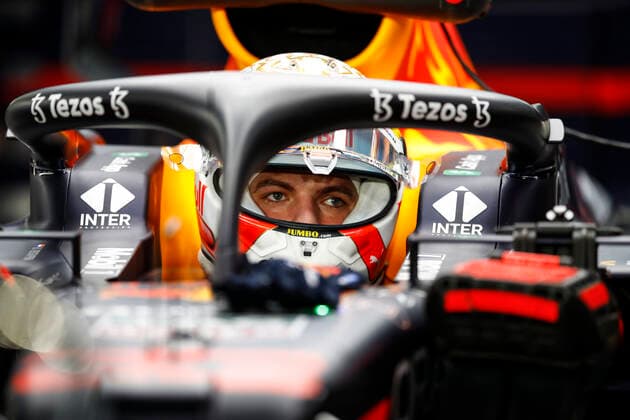 VERSTAPPEN Max (ned), Red Bull Racing Honda RB16B, portrait during the Formula 1 Ooredoo Qatar Grand Prix 2021, 20th round of the 2021 FIA Formula One World Championship, WM, Weltmeisterschaft from November 19 to 21, 2021 on the Losail International Circuit, in Lusail, Qatar - F1 - QATAR GRAND PRIX 2021 DPPI Panoramic  00121041__B2_3069