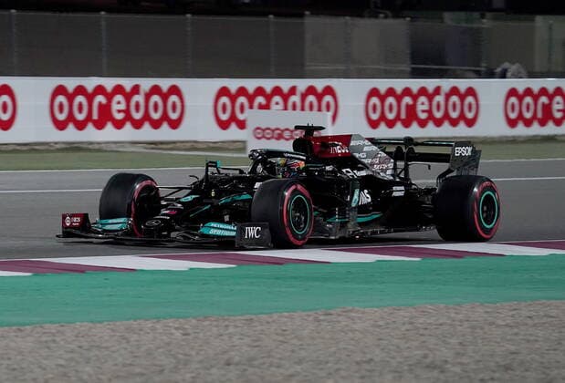 Formula 1 Ooredoo Qatar Grand Prix 2021 19 11 2021, Losail International Circuit, Doha, Formula 1 Ooredoo Qatar Grand Prix 2021 ,in the picture Lewis Hamilton GBR , Mercedes AMG Petronas Formula One Team nordphotoxGmbHx xBratic nph00250