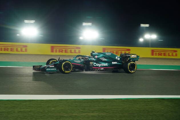 Formula 1 Ooredoo Qatar Grand Prix 2021 19 11 2021, Losail International Circuit, Doha, Formula 1 Ooredoo Qatar Grand Prix 2021 ,in the picture Sebastian Vettel DEU , Aston Martin Cognizant Formula One Team nordphotoxGmbHx xBratic nph00250