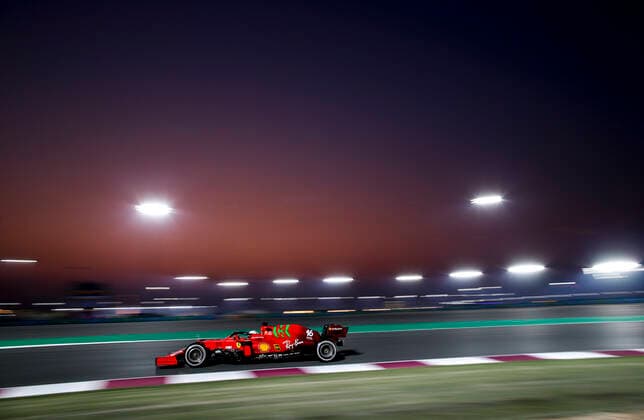 16 Charles Leclerc MON, Scuderia Ferrari Mission Winnow , F1 Grand Prix of Qatar at Losail International Circuit on November 19, 2021 in Doha, Qatar Photo by HOCH ZWEI Doha Qatar