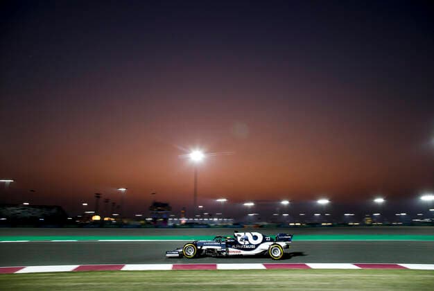22 Yuki Tsunoda JPN, Scuderia AlphaTauri Honda , F1 Grand Prix of Qatar at Losail International Circuit on November 19, 2021 in Doha, Qatar Photo by HOCH ZWEI Doha Qatar