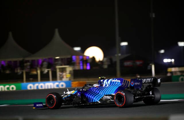 6 Nicholas Latifi CAN, Williams Racing , F1 Grand Prix of Qatar at Losail International Circuit on November 19, 2021 in Doha, Qatar Photo by HOCH ZWEI Doha Qatar