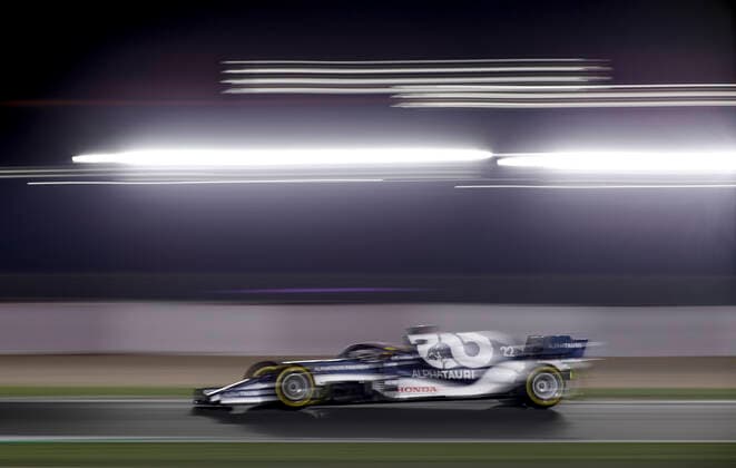 22 Yuki Tsunoda JPN, Scuderia AlphaTauri Honda , F1 Grand Prix of Qatar at Losail International Circuit on November 19, 2021 in Doha, Qatar Photo by HOCH ZWEI Doha Qatar