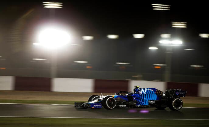 6 Nicholas Latifi CAN, Williams Racing , F1 Grand Prix of Qatar at Losail International Circuit on November 19, 2021 in Doha, Qatar Photo by HOCH ZWEI Doha Qatar