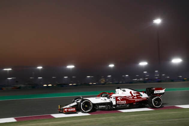 7 Kimi Raikkonen FIN, Alfa Romeo Racing ORLEN , F1 Grand Prix of Qatar at Losail International Circuit on November 19, 2021 in Doha, Qatar Photo by HOCH ZWEI Doha Qatar