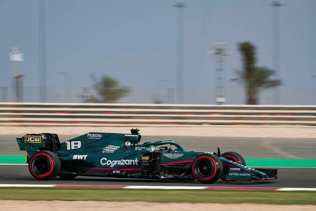 18 Lance Stroll CAN, Aston Martin Cognizant F1 Team , F1 Grand Prix of Qatar at Losail International Circuit on November 19, 2021 in Doha, Qatar Photo by HOCH ZWEI Doha Qatar