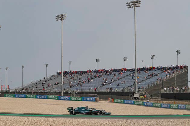18 Lance Stroll CAN, Aston Martin Cognizant F1 Team , F1 Grand Prix of Qatar at Losail International Circuit on November 19, 2021 in Doha, Qatar Photo by HOCH ZWEI Doha Qatar