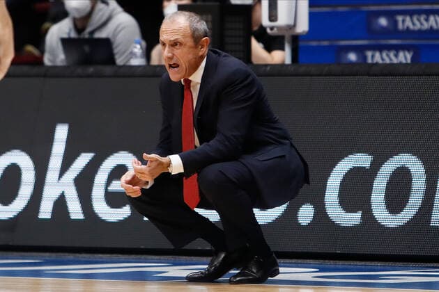 Zenit St Petersburg V AX Armani Exchange Milan - Turkish Airlines EuroLeague AX Armani Exchange Milan head coach Ettore Messina during the EuroLeague Basketball match between Zenit St. Petersburg and AX Armani Exchange Milan on November 19, 2021 at Sibur Arena in Saint Petersburg, Russia. Saint Petersburg Russia  Copyright: xMikexKireevx kireev-notitle211119_npZSq