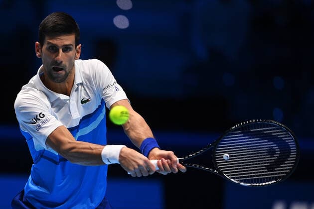 Tennis, ATP Finals in Turin, Novak Djokovic - Cameron Norrie