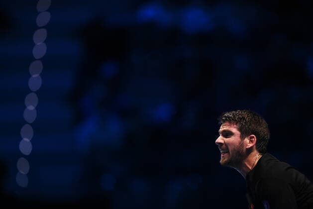 Photo Marco Alpozzi LaPresse November 19, 2021 Turin (Italy) Tennis Nitto ATP, Tennis Herren Finals - men s singles - Round Robin Novak Djokovic Vs Cameron Norrie In the pic: Cameron Norrie (UK)  Copyright: xMarcoxAlpozzi LaPressex