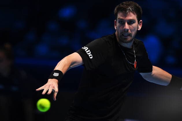 Photo Marco Alpozzi LaPresse November 19, 2021 Turin (Italy) Tennis Nitto ATP, Tennis Herren Finals - men s singles - Round Robin Novak Djokovic Vs Cameron Norrie In the pic: Cameron Norrie (UK)  Copyright: xMarcoxAlpozzi LaPressex