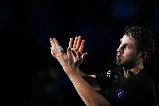 Photo Marco Alpozzi LaPresse November 19, 2021 Turin (Italy) Tennis Nitto ATP, Tennis Herren Finals - men s singles - Round Robin Novak Djokovic Vs Cameron Norrie In the pic: Cameron Norrie (UK)  Copyright: xMarcoxAlpozzi LaPressex