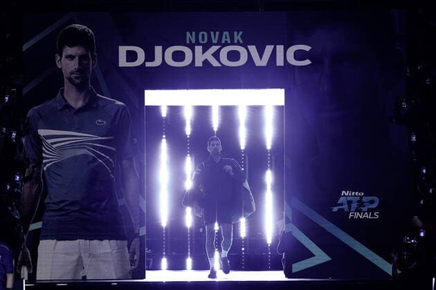 Novak Djokovic (Ser) TENNIS : Nitto ATP, Tennis Herren finals 2021 - 19 11 2021 AntoineCouvercelle Panoramic 