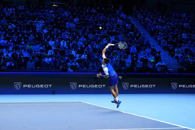 Novak Djokovic (Ser) TENNIS : Nitto ATP, Tennis Herren finals 2021 - 19 11 2021 AntoineCouvercelle Panoramic 