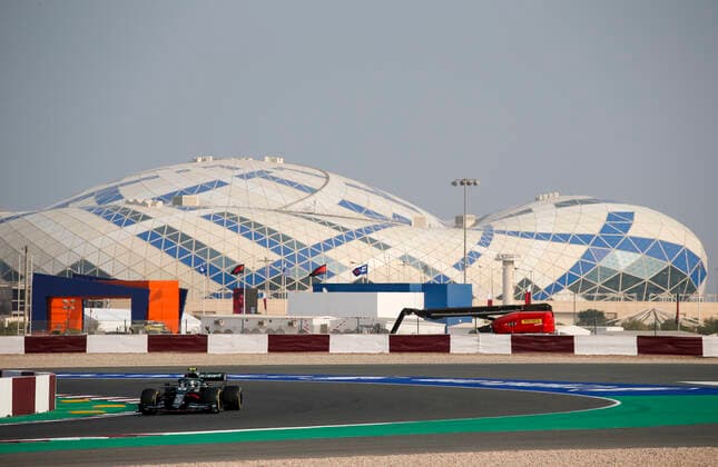 5 Sebastian Vettel GER, Aston Martin Cognizant F1 Team , F1 Grand Prix of Qatar at Losail International Circuit on November 20, 2021 in Doha, Qatar Photo by HOCH ZWEI Doha Qatar