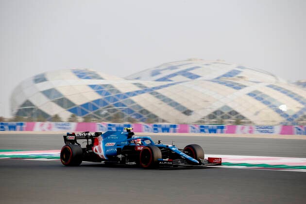 31 Esteban Ocon FRA, Alpine F1 Team , F1 Grand Prix of Qatar at Losail International Circuit on November 20, 2021 in Doha, Qatar Photo by HOCH ZWEI Doha Qatar