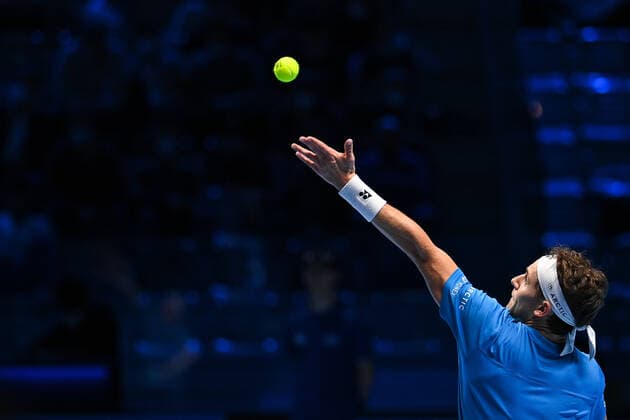 Sport Bilder des Tages Photo Marco Alpozzi LaPresse November 20, 2021 Turin (Italy) Tennis Nitto ATP, Tennis Herren Finals - men s singles - Daniil Medvedev Vs Casper Ruud In the pic: Casper Ruud (Norway)  Copyright: xMarcoxAlpozzi LaPressex