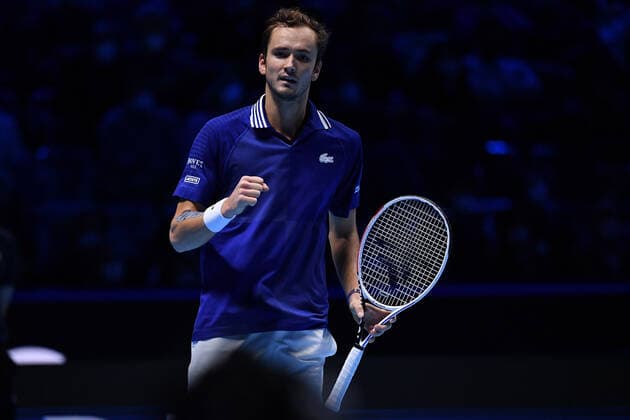 Daniil Medvedev TENNIS : Nitto ATP, Tennis Herren finals 2021 - 20 11 2021 AntoineCouvercelle Panoramic 