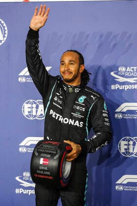 HAMILTON Lewis (gbr), Mercedes AMG F1 GP W12 E Performance, portrait during the Formula 1 Ooredoo Qatar Grand Prix 2021, 20th round of the 2021 FIA Formula One World Championship, WM, Weltmeisterschaft from November 19 to 21, 2021 on the Losail International Circuit, in Lusail, Qatar - F1 - QATAR GRAND PRIX 2021 DPPI Panoramic  00121041__B3_1032