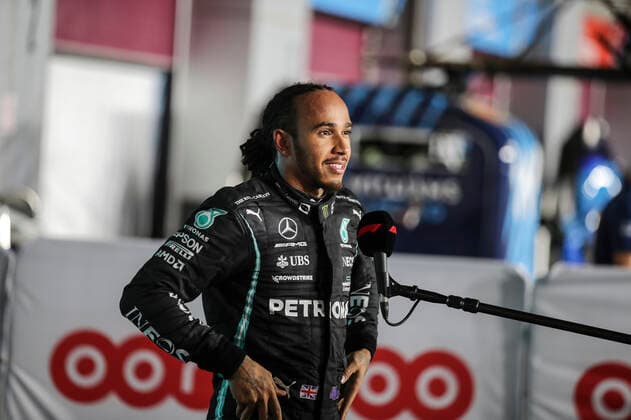 44 Lewis Hamilton GBR, Mercedes AMG Petronas F1 Team , F1 Grand Prix of Qatar at Losail International Circuit on November 20, 2021 in Doha, Qatar Photo by HOCH ZWEI Doha Qatar