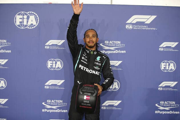 44 Lewis Hamilton GBR, Mercedes AMG Petronas F1 Team , F1 Grand Prix of Qatar at Losail International Circuit on November 20, 2021 in Doha, Qatar Photo by HOCH ZWEI Doha Qatar